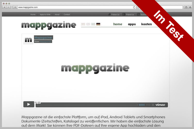 mappgazine.com – für Sie unter die Lupe genommen