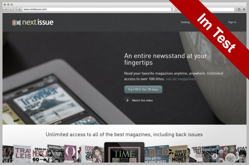 Nextissue.com – für Sie unter die Lupe genommen