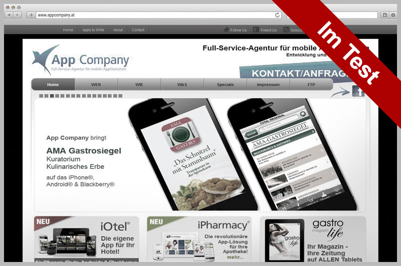appcompany.at – unter die Lupe genommen