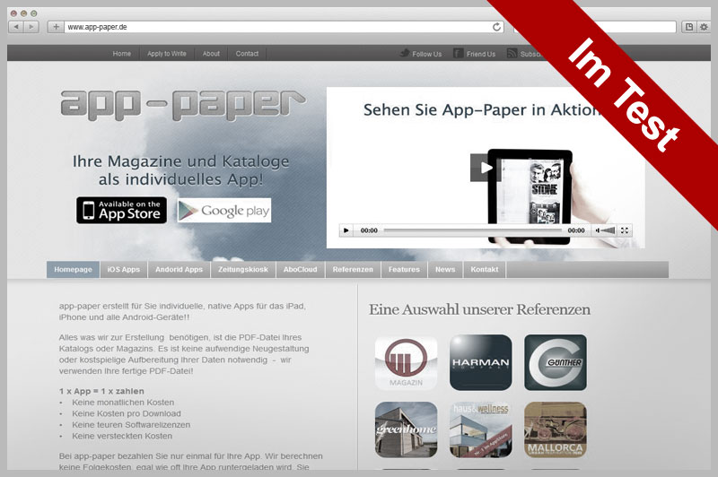 App-Paper.de – für Sie unter die Lupe genommen!